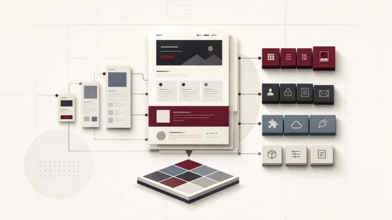 Illustration representing website project scope and pricing factors